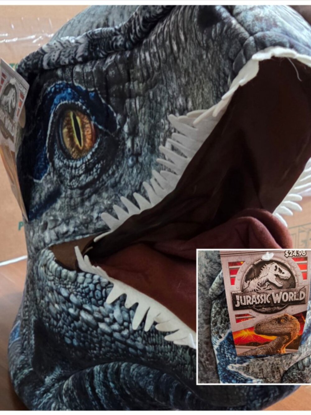 Jurassic World Raptor Character Maskinals